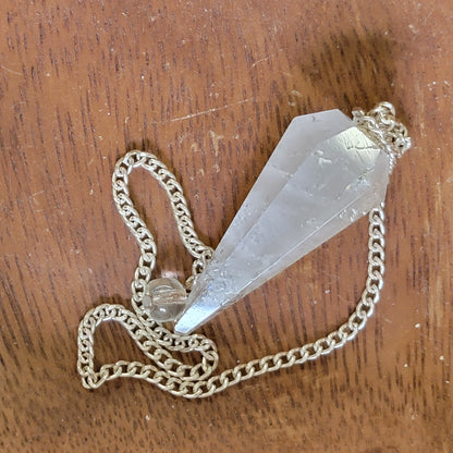 Faceted Crystal Pendulum