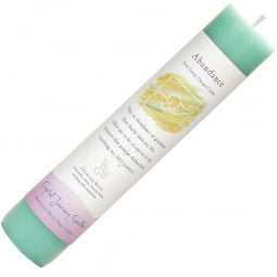 Abundance Reiki Herbal Pillar Candle