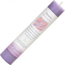 Harmony Reiki Herbal Pillar Candle