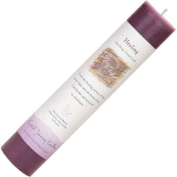 Healing Reiki Herbal Pillar Candle