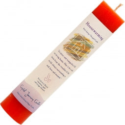 Housewarming Reiki Herbal Pillar Candle