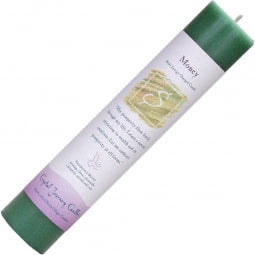 Money Reiki Herbal Pillar Candle