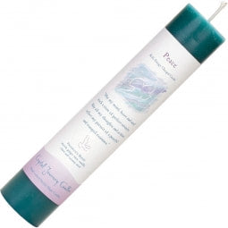 Peace Reiki Herbal Pillar Candle
