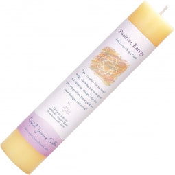 Positive Energy Reiki Herbal Pillar Candle