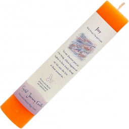 Joy Reiki Herbal Pillar Candle